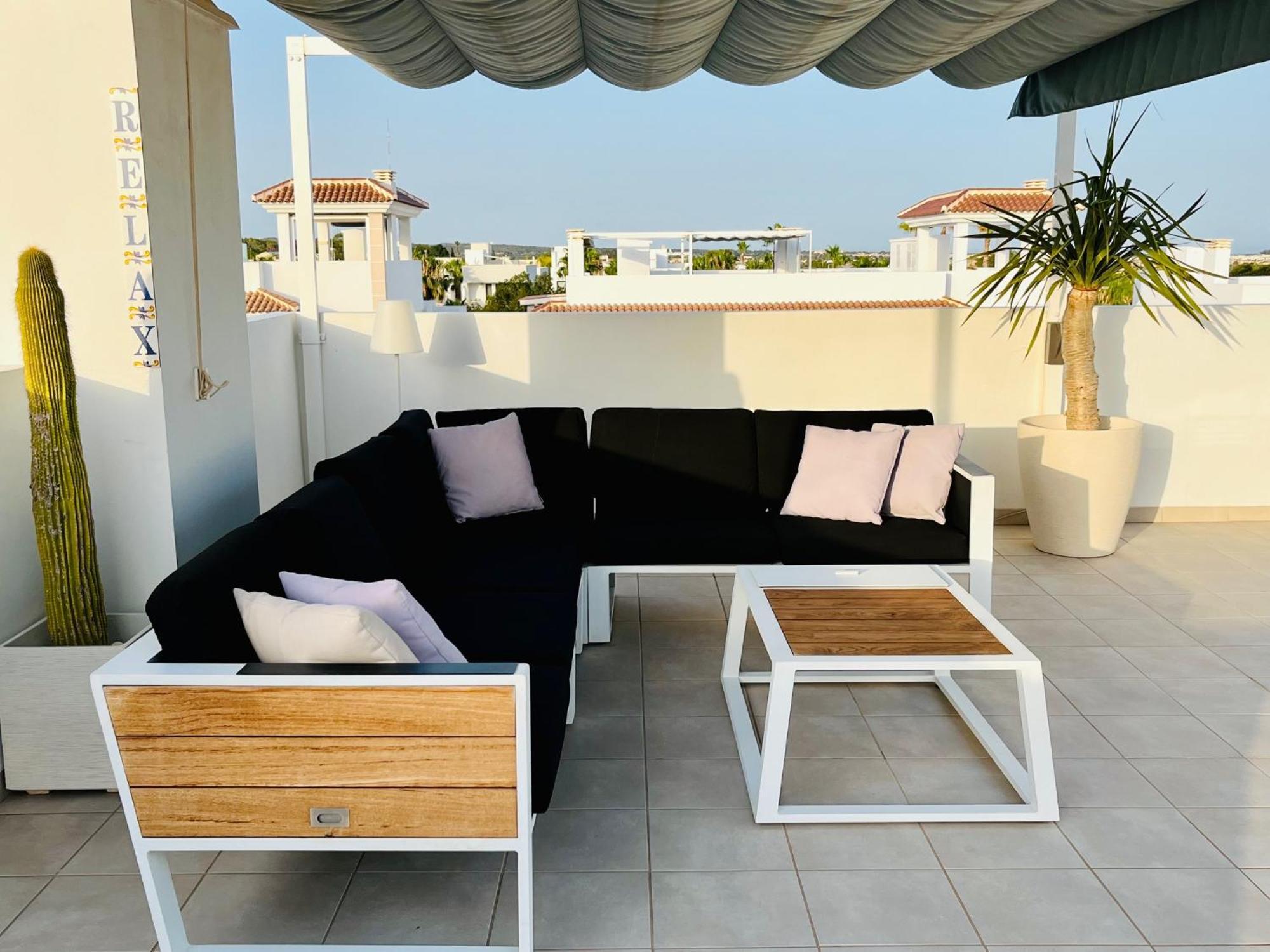 Fortuna Penthouse With Roof Terrace, Ac And Pool Rojales Buitenkant foto